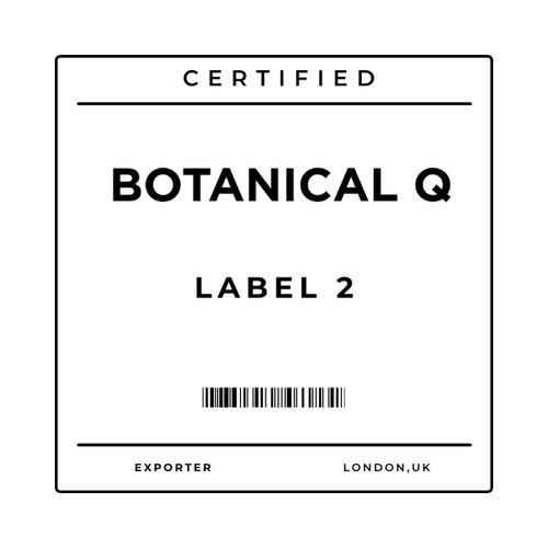 Label 2 : BotanicalQ Certified